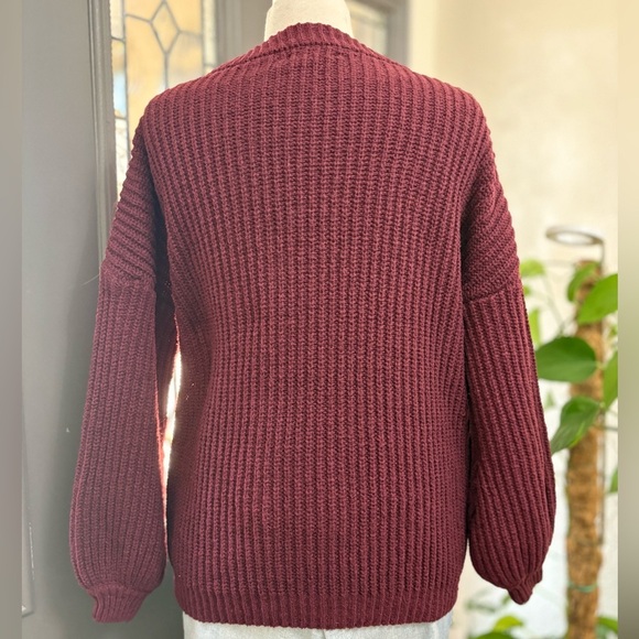 PrettyGarden Women’s Chunky Knitted Pullover Long Sleeve Casual Crewneck Sweater - Picture 6 of 9